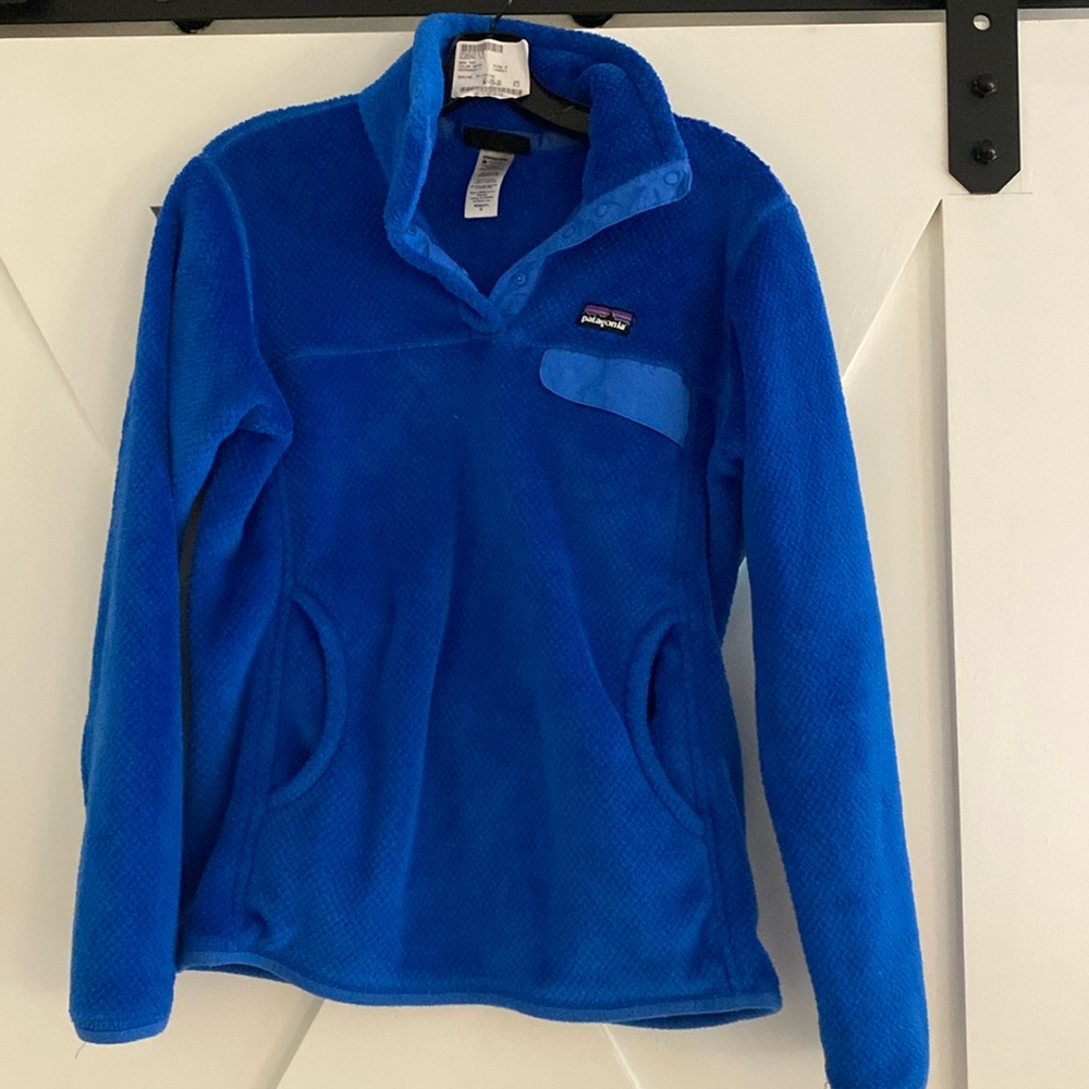 Patagonia Blue Fleece Pullover women’s M